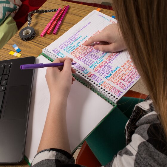 Five Star® Interactive Notebook, 1 Subject, Wide Ruled, 3