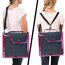 Five Star® 3" Sewn Zipper Binder Plus Removable Padded Case, 850 Sheet Capacity, Navy/Pink thumbnail images 5 of 6