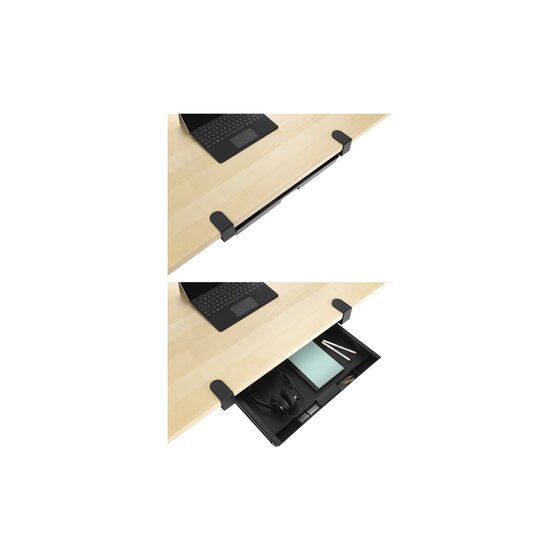Clamp-On Storage Drawer - TAA | Ergonomic Keyboard Drawer
