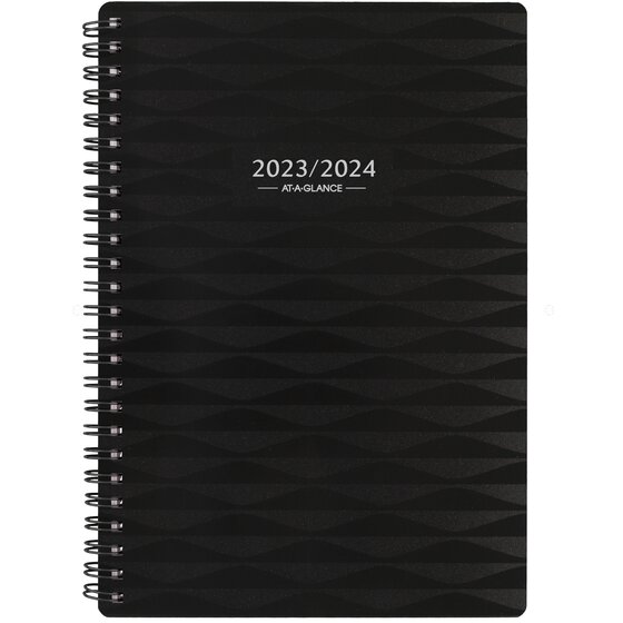 AT-A-GLANCE Elevation Academic 2023-2024 Weekly Monthly Planner, Black