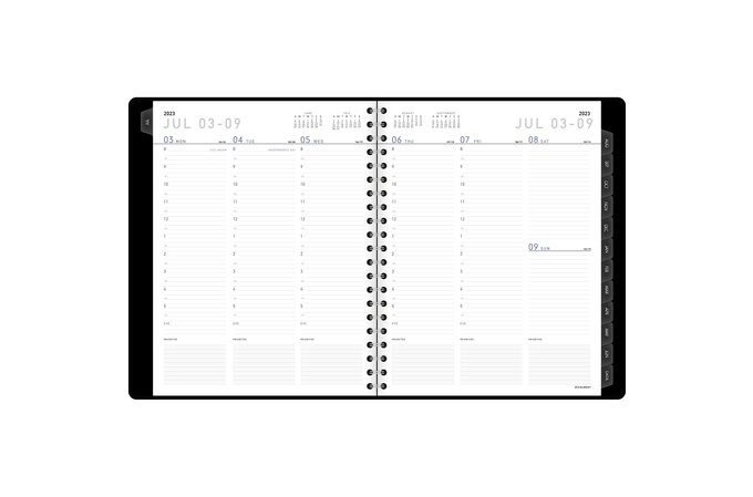 Academic Planner 2021-2022, Rachel Zoe for Cambridge Weekly & Monthly  Planner, 8-1/2 x 11, Large, Paint Splatter (RZ13B-905A)