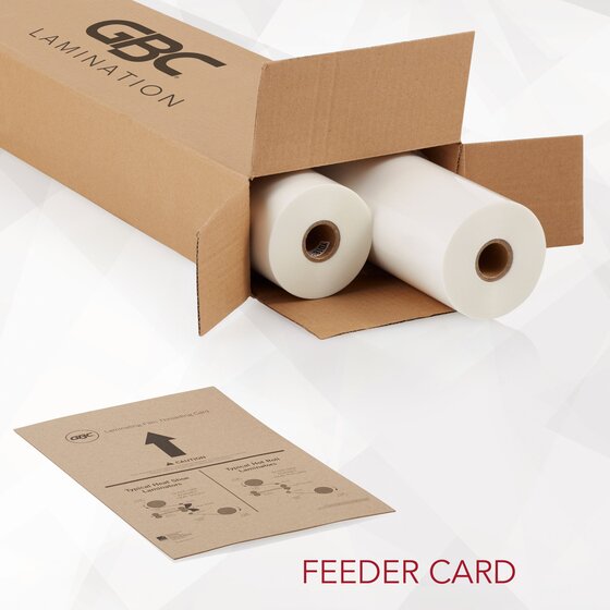 GBC 3400713EZ Rouleau de Film de Plastification 305 mm x 75 m 2 x 125 Microns Mat 
