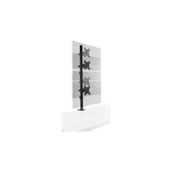 Vertical Stacking Dual Monitor Arm | Ergonomic Single & Dual