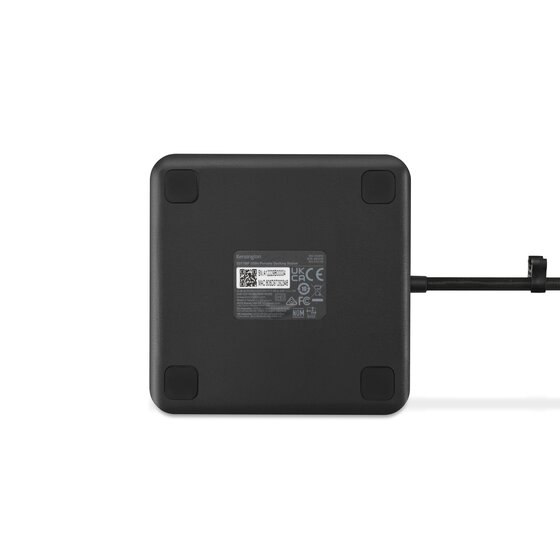 Kensington MD120U4 USB4 Docking Station, Dual Monitor 8K Draagbaar Mobiel Dockingstation, Thunderbolt 3 & Thunderbolt 4, 100W Stroomdoorvoer, 2 HDMI Poorten, 2 USB-A Poorten & USB-C Poort (K32850WW