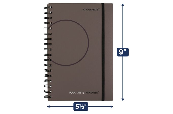 AT-A-GLANCE Plan. Write. Remember. Undated Planning Notebook with ...