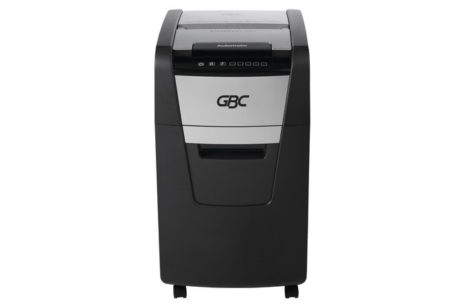 GBC AutoFeed+ Home Office Shredder, 150X, Micro-Cut, P-4, 150 Sheets