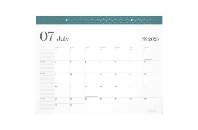2023 Monthly Desk Calendar