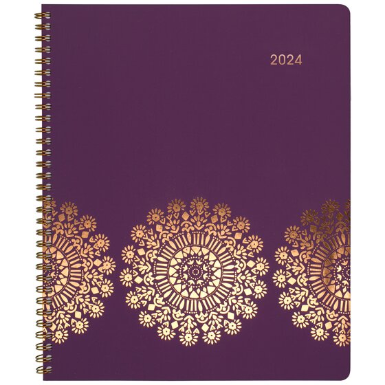 Cambridge Sundance 2024 Weekly Monthly Appointment Book, Purple, Large