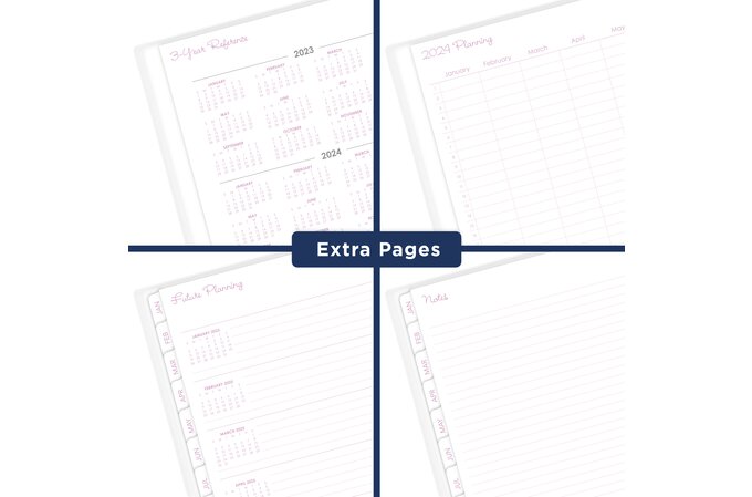 Cambridge Mina 2024 Weekly Monthly Planner, Large, 8 1/2" x 11