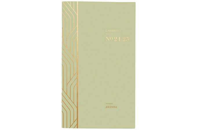 Cambridge® WorkStyle 2024-2025 Two Year Monthly Planner, Cucumber ...