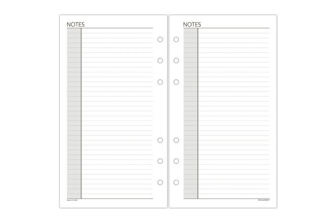 Address / Telephone Loose Leaf 3-3/4 x 6-3/4 6-Ring Sheets: 64AD-I –  Refill Services