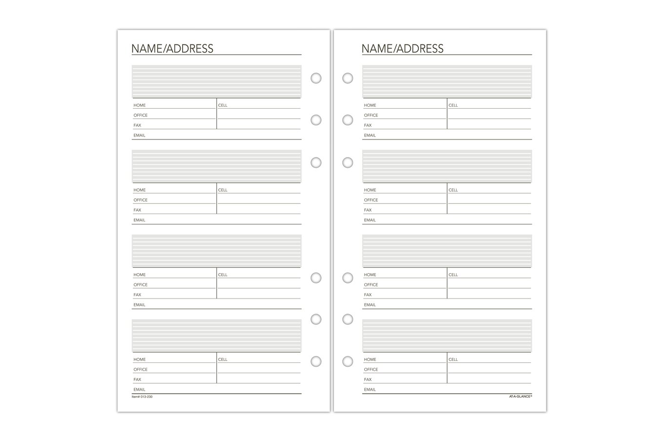 Address Books & Personal Planners