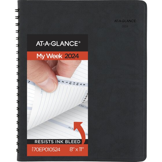 AT-A-GLANCE The Action Planner 2024 Weekly Appointment Book