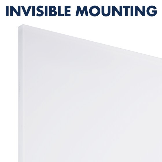 Quartet InvisaMount Magnetic Glass Dry-Erase Boards | Glass Boards ...