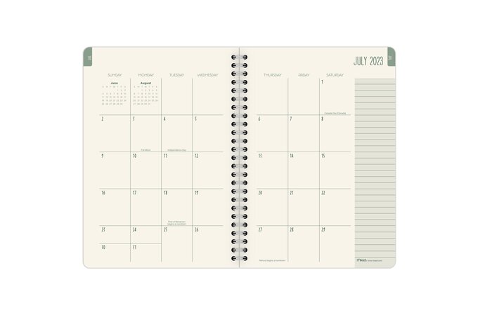 Molly and Rex 2022 Planner Weekly and Monthly Layouts Notes -  Norway