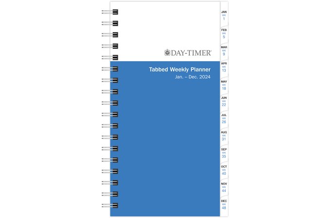 Day-timer Simply Stated January 2024 December 2024 Two Page per Week Planner