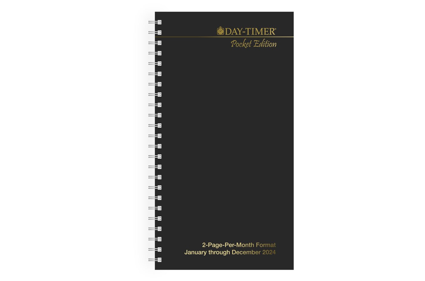 Day-timer January 2024 December 2024 Two Page per Day Reference Planner Refill, Size: Folio, White