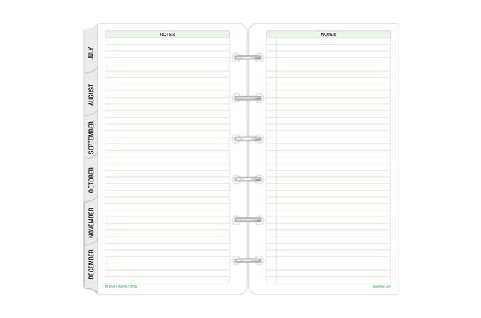 Blank Planner Refill