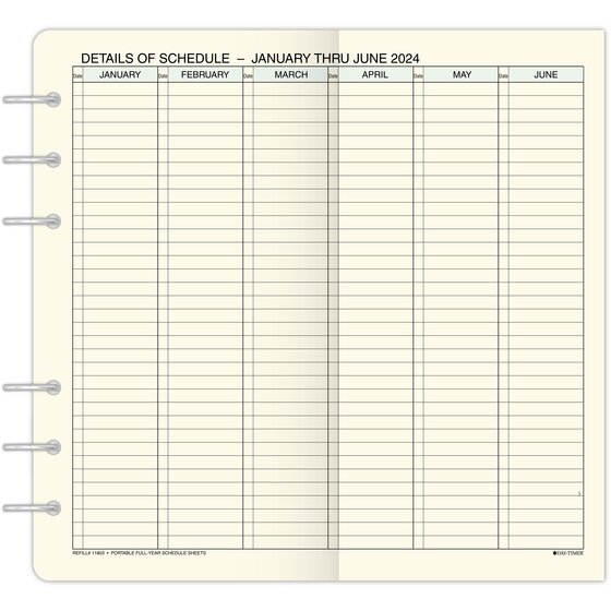 Day-timer Simply Stated January 2024 December 2024 Two Page per Week Planner, Size: Portable, White