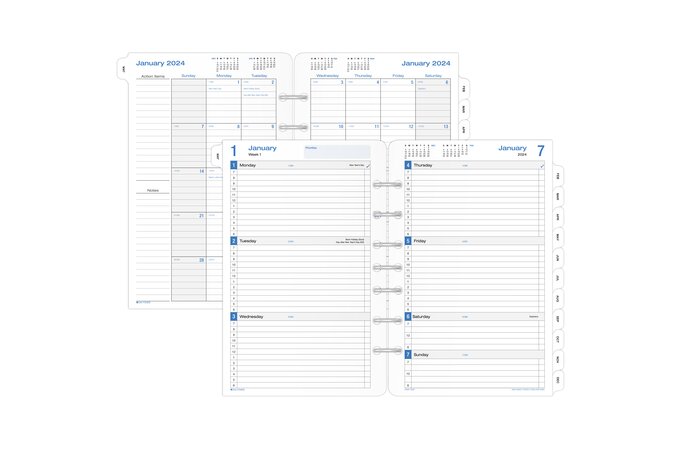 2024 Personal Planner Inserts Printed Personal Size Inserts 