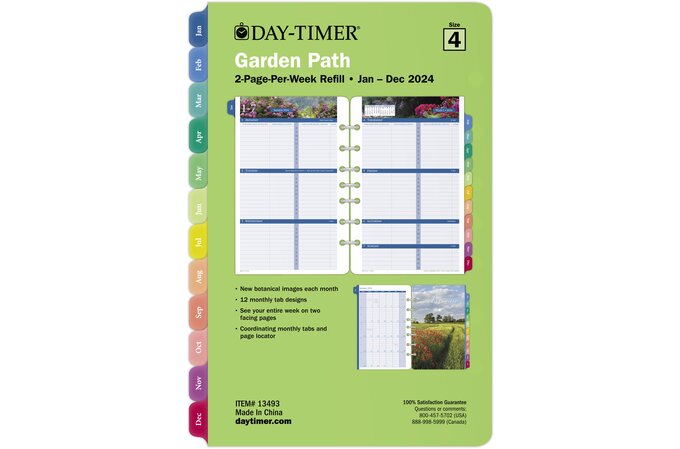 2024 Vertical Monthly Overview Planner Insert, MAY PAPER CO.