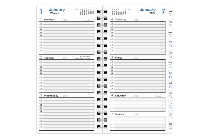 2024 Pocket Planner - Pocket Calendar 2024, Jan. - Dec. 2024, Weekly  Monthly Planner 2024, Small Planner and Schedule Organizer with Pocket