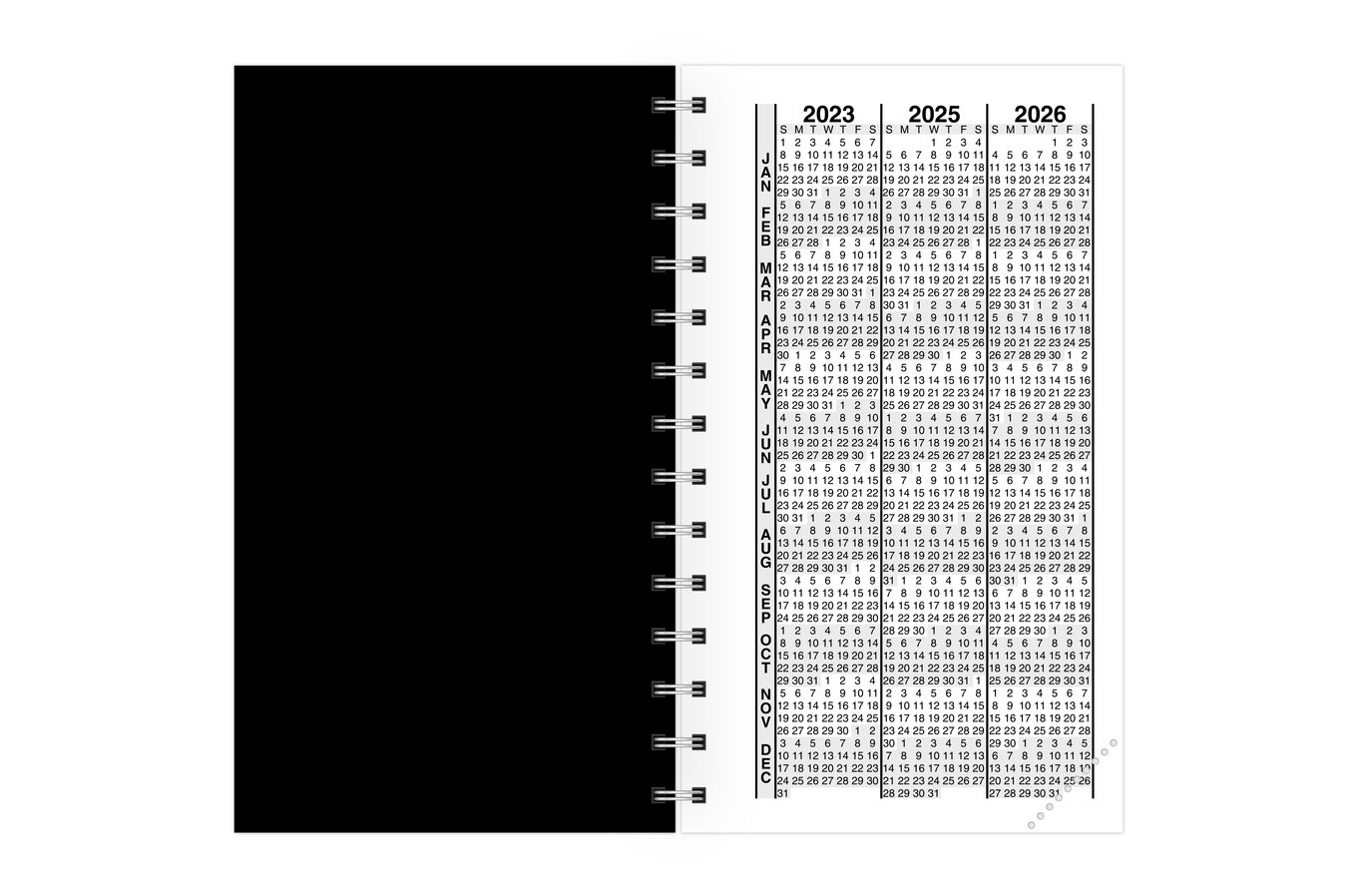 Day-timer January 2024 December 2024 Two Page per Day Reference Planner Refill, Size: Folio, White