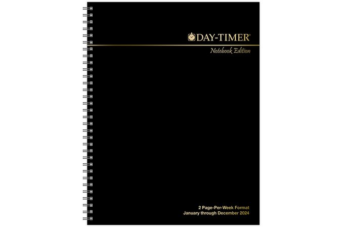 2024 Dated Planner Inserts, Horizontal Weekly