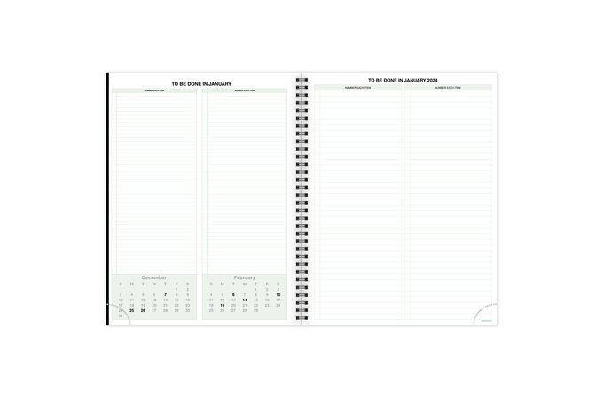 Rite in The Rain 9260d Planner Calendar Pages, Daily, 4-5/8 X7 in
