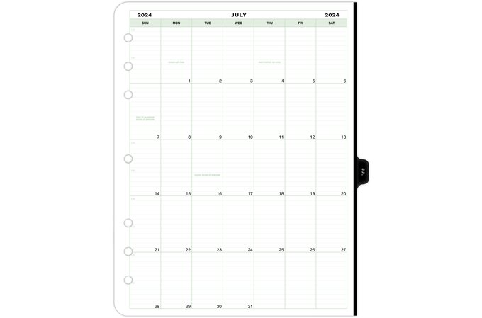 Day-Timer Two Page Per Week Original Planner Refills, Loose-Leaf, Folio  Size, 8 1/2" x 11" | Weekly | Day-Timer