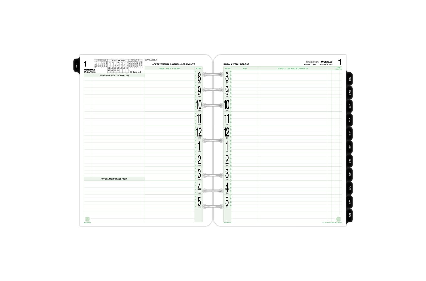 Day-Timer® Today Page Locator Ruler, Folio Size