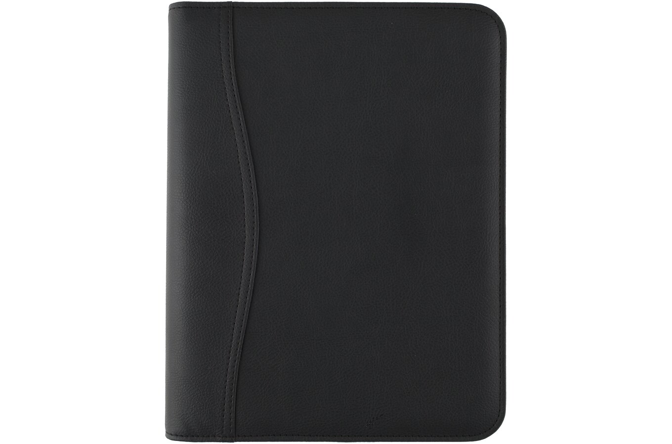Ring binder productivity planner from premium faux leather A5 (black) - SEIK