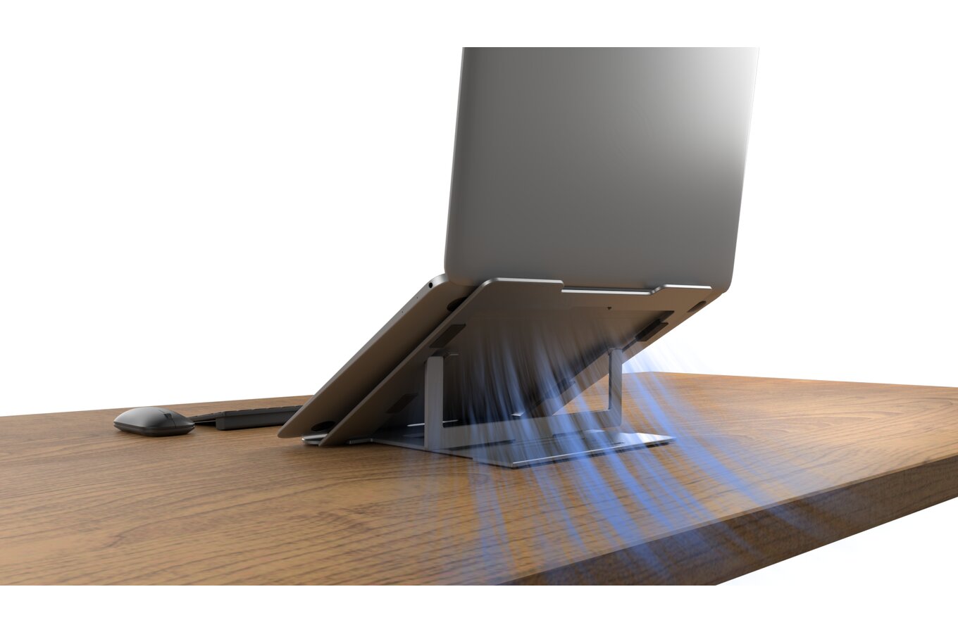 Supporto per laptop con 8 altezze regolabili in sconto SUPER