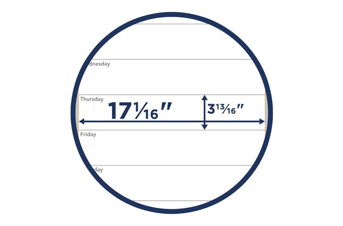 AT A GLANCE Undated WallMates Self Adhesive Dry Erase Weekly Planning