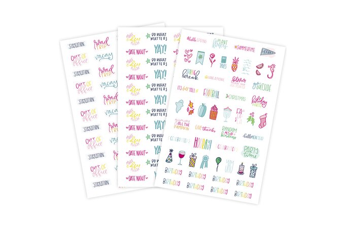  bloom daily planners Color Coding Planner Stickers - 1