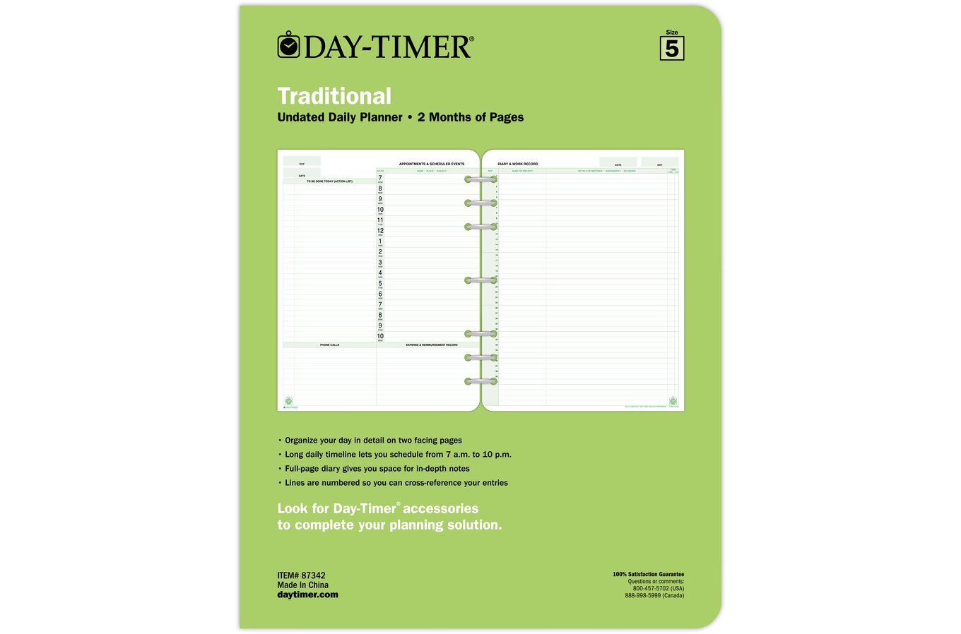 Day-Timer® Today Page Locator Ruler, Folio Size