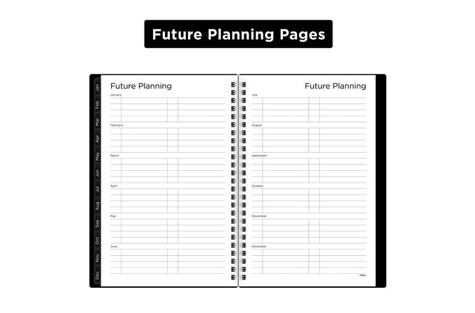 Mead Basic Weekly Monthly Planners | Regular Year Planners | Mead