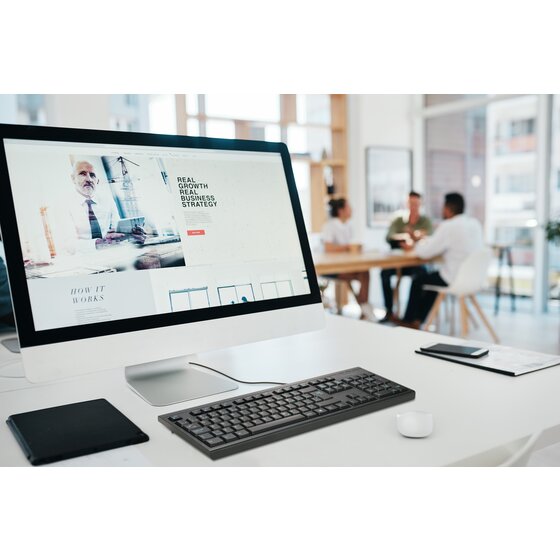 Wired Bilingual Keyboard | Computer & Laptop Keyboard | Ergonomic