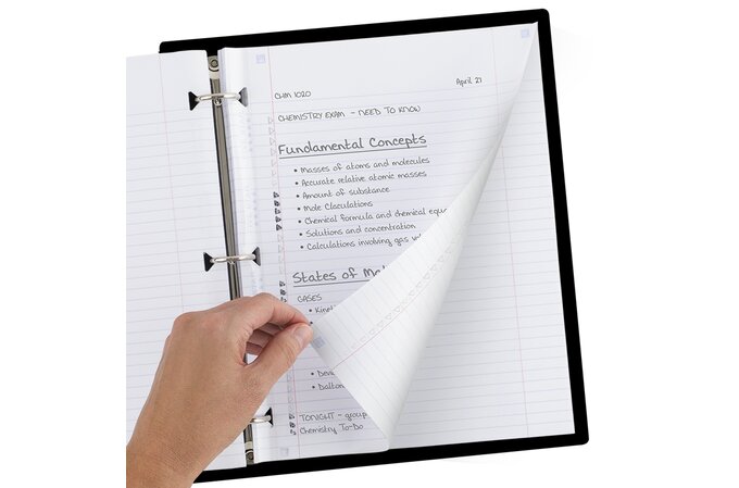 Five Star® Reinforced Filler Paper Plus Study App, College Ruled, 8 1/2 x  11, 80 Sheets/Pack, 6 Pack, Filler Paper