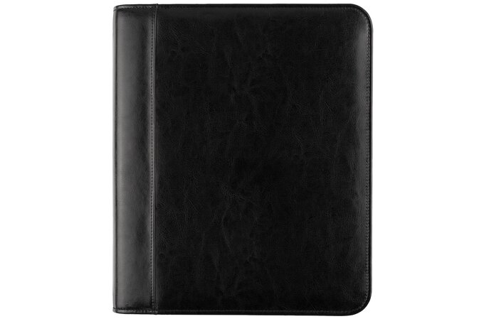 Day-timer® Zippered Planner Cover With Tech Stand, 7-ring, Black, Folio 