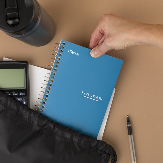 Five Star® Personal Spiral Notebook, College Ruled, 4 3/8