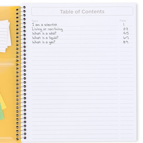 Jasmine プロフ必読ページ Five Star® Interactive Notebook, 1 Subject, Wide Ruled, 3