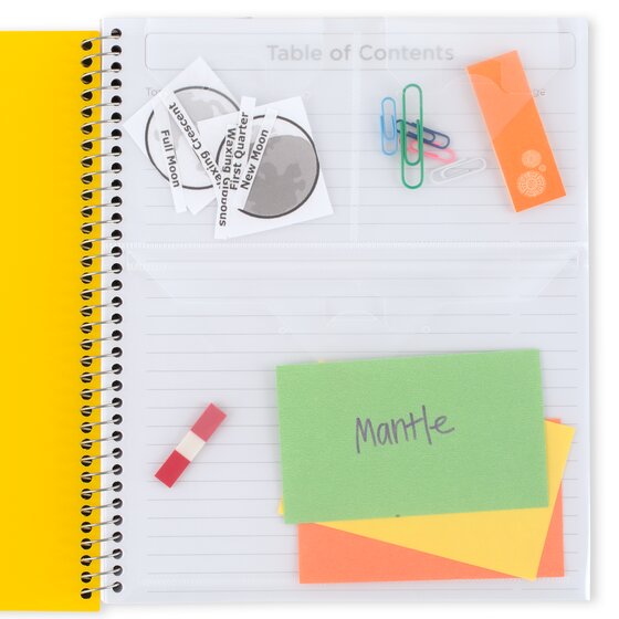 Jasmine プロフ必読ページ Five Star® Interactive Notebook, 1 Subject, Wide Ruled, 3