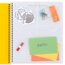 Five Star® Interactive Notebook, 1 Subject, Wide Ruled, 3 Pack, Black, Amethyst Purple, Harvest Yellow thumbnail images 4 of 7