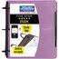 Five Star Flex® 1" Refillable Notebook with Customizable Cover Plus Study App, 60 Sheets, College Ruled, Amethyst Purple thumbnail images 1 of 7