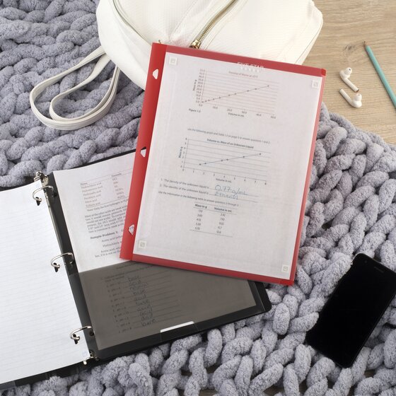 Five Star® Customizable 2-Pocket Plastic Folders Plus Study App