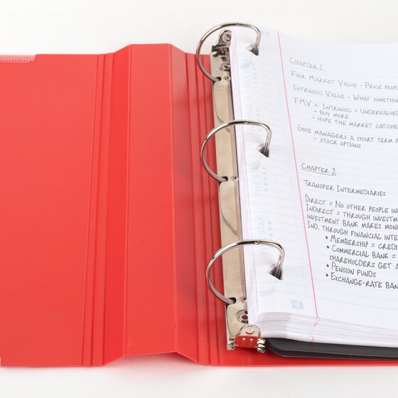 Five Star® 1 1/2&quot; Customizable Plastic Binder Plus Study App 