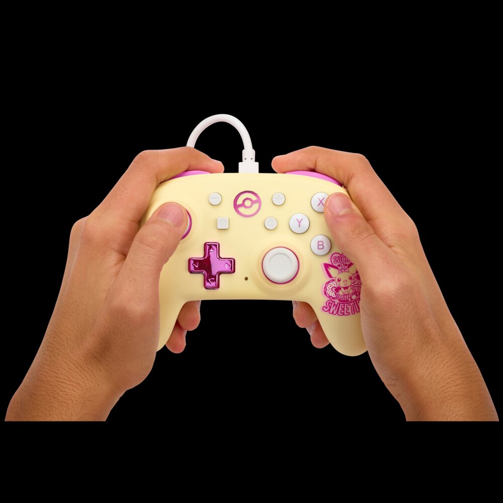 PowerA Nano Wired Controller with Protection Case and Comfort Grips -  Pokémon: Sweet Friends