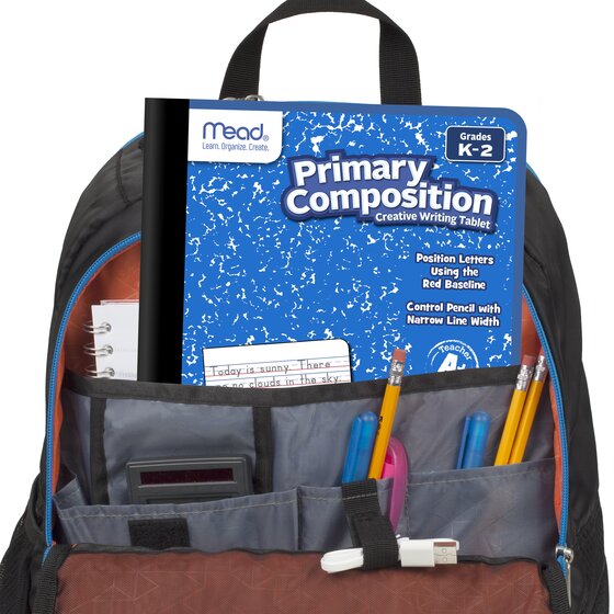 Mead® Primary Composition Book, Ruled, Grades K2, 7 1/2" x 9 3/4", 100
