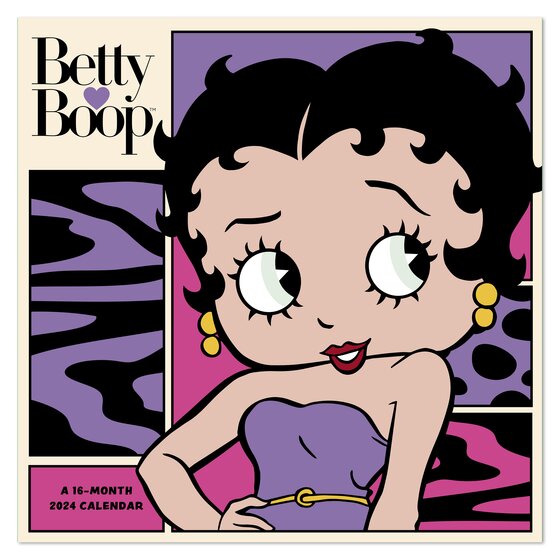 Betty Boop 2024 Monthly Wall Calendar, 12" x 12" Wall Calendars Mead